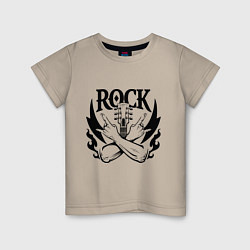 Детская футболка Rock - guitar