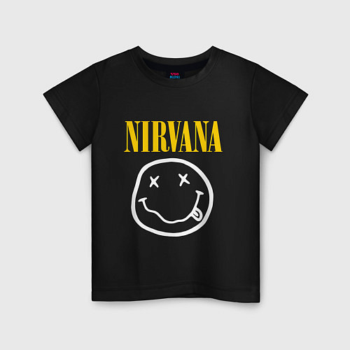 Детская футболка Nirvana original / Черный – фото 1