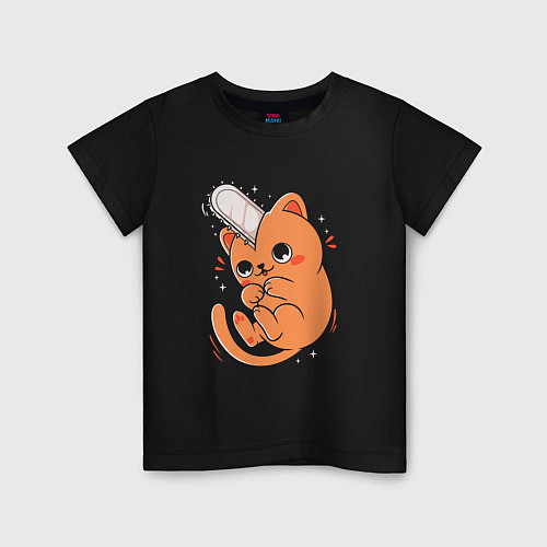 Детская футболка Кот Пачита / Черный – фото 1