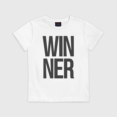 Детская футболка Winner / Белый – фото 1