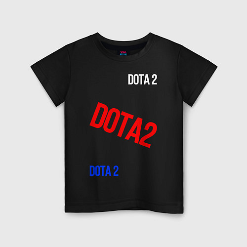Детская футболка Dota 2 любитель / Черный – фото 1