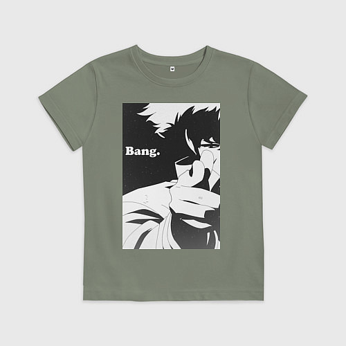 Детская футболка Ковбой Бибоп Спайк Шпигель / Авокадо – фото 1