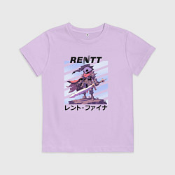 Футболка хлопковая детская Rentt - The Unwanted Undead Adventurer, цвет: лаванда