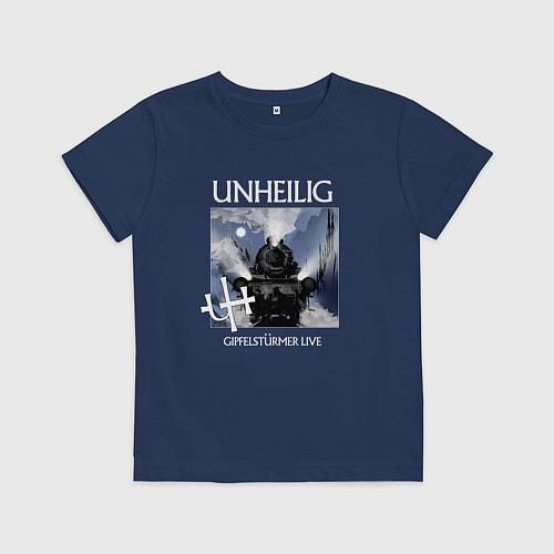Детская футболка Unheilig - Gipfelsturmer live / Тёмно-синий – фото 1