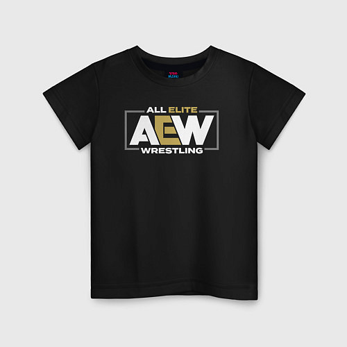 Детская футболка All Elite Wrestling AEW / Черный – фото 1