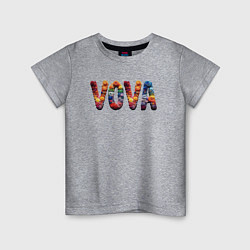 Футболка хлопковая детская Vova yarn art, цвет: меланж