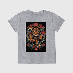 Детская футболка Боевой тигр Муай Тай