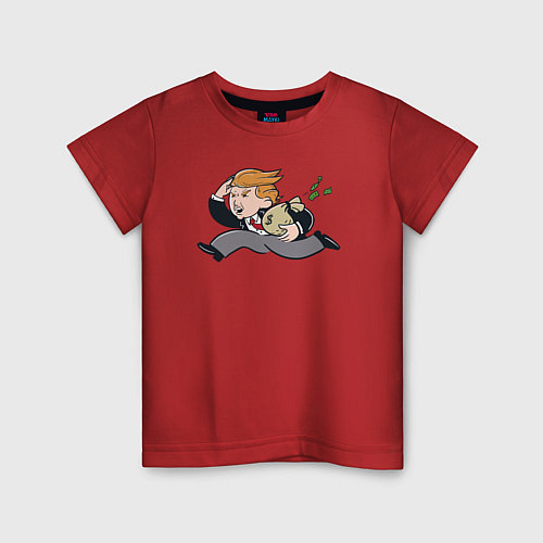 Детская футболка Money Trump / Красный – фото 1