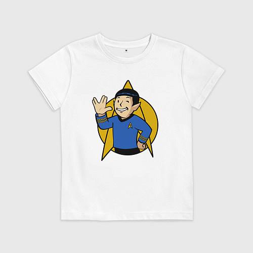 Детская футболка Мистер Спок / Белый – фото 1