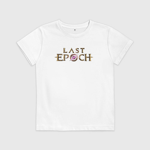 Детская футболка Logo Last Epoch / Белый – фото 1