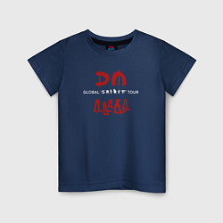 Футболка хлопковая детская Depeche Mode - Spirit shirt, цвет: тёмно-синий