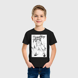 Футболка хлопковая детская Евангелион Аска Сорью, цвет: черный — фото 2
