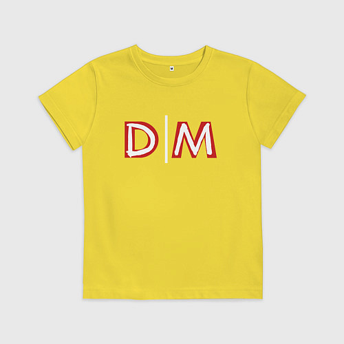 Детская футболка Depeche Mode - Memento Mori minimal / Желтый – фото 1