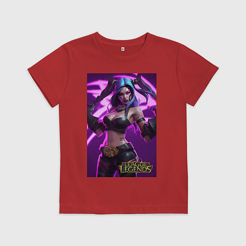 Детская футболка League of Legends Akali Kda / Красный – фото 1