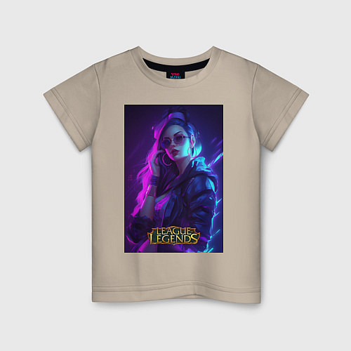 Детская футболка League of Legends Kaisa Kda / Миндальный – фото 1