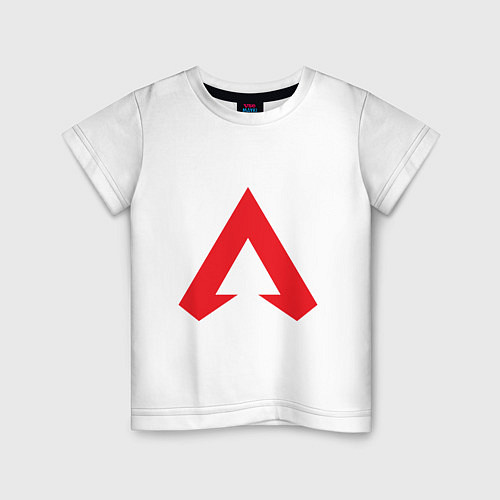 Детская футболка Logo apex legends / Белый – фото 1