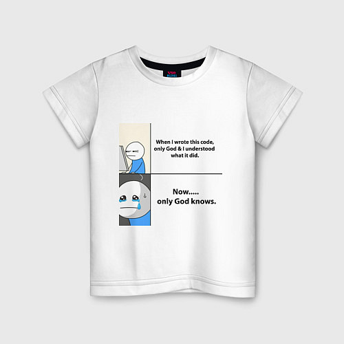 Детская футболка Programmers life / Белый – фото 1
