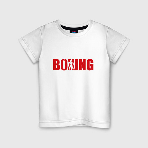 Детская футболка Бокс art / Белый – фото 1