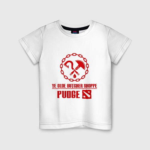 Детская футболка Hook Pudge / Белый – фото 1