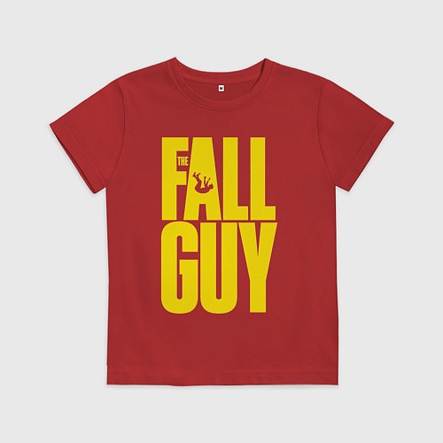 Детская футболка The fall guy logo / Красный – фото 1