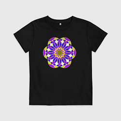 Детская футболка Витражная мандала