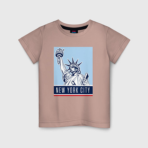 Детская футболка Style New York / Пыльно-розовый – фото 1