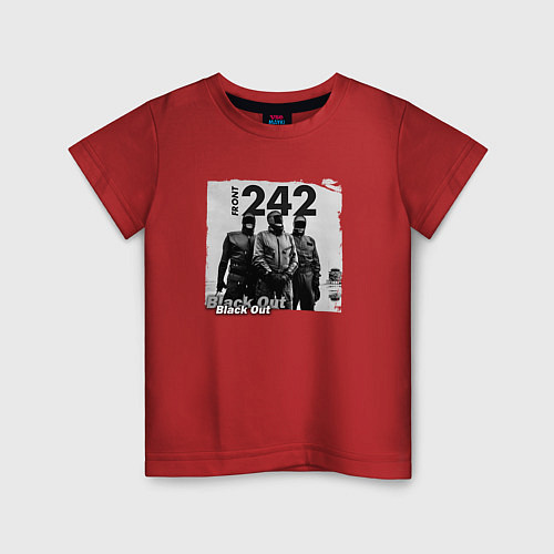 Детская футболка Front-242 - A band on tour / Красный – фото 1