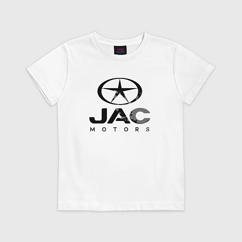Детская футболка Jac - logo / Белый – фото 1