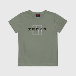 Футболка хлопковая детская Zeecr - auto, цвет: авокадо
