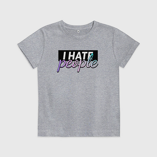 Детская футболка Мизантроп / Меланж – фото 1