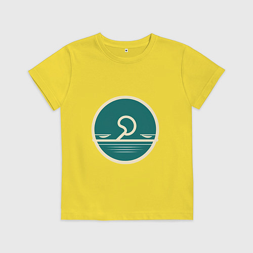 Детская футболка Настроение голоден / Желтый – фото 1