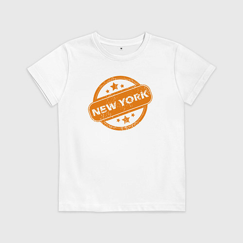Детская футболка City NY / Белый – фото 1
