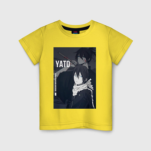 Детская футболка Бездомный бог Ято / Желтый – фото 1
