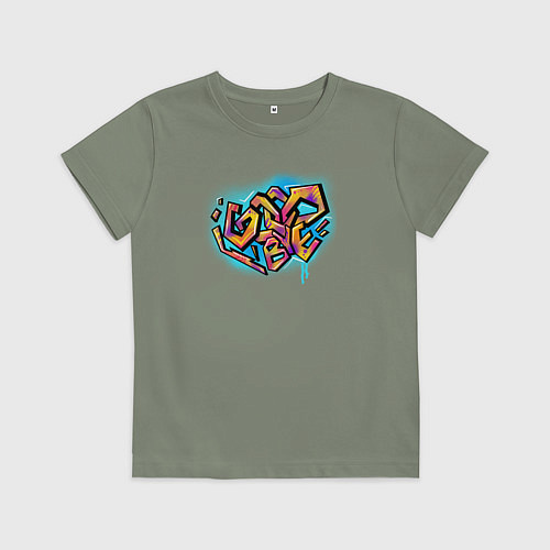 Детская футболка Good bye graffiti / Авокадо – фото 1