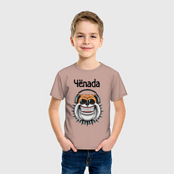 Футболка хлопковая детская Чёnada, цвет: пыльно-розовый — фото 2