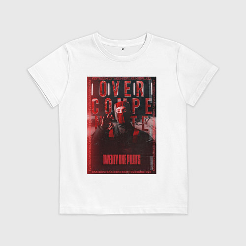 Детская футболка В маске - Twenty one pilots / Белый – фото 1