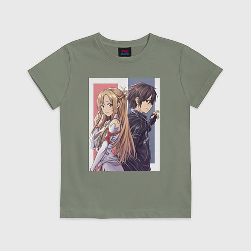 Детская футболка Мастера Меча Онлайн Асуна / Авокадо – фото 1