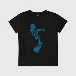 Детская футболка Miles Davis jazz