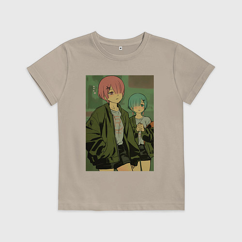 Детская футболка Рам Рем / Миндальный – фото 1