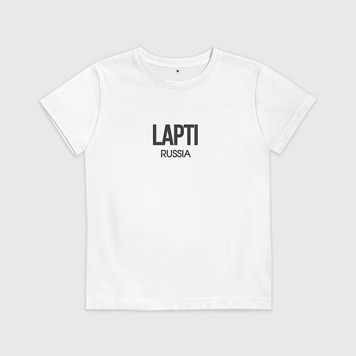 Детская футболка Lapti / Белый – фото 1
