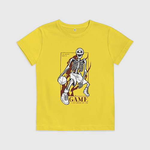 Детская футболка Я никогда не проигрывал у меня просто закончилось / Желтый – фото 1