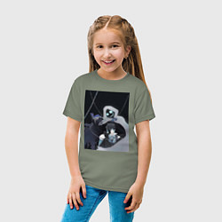 Футболка хлопковая детская Ванитас Мемуары Ванитаса, цвет: авокадо — фото 2