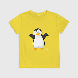 Детская футболка Веселый пингвин красивый