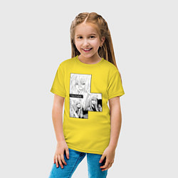 Футболка хлопковая детская Очень приятно Бог Томоэ, цвет: желтый — фото 2