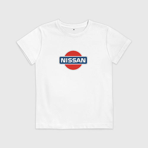 Детская футболка Nissan avto brend / Белый – фото 1