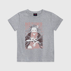 Детская футболка Demon slayer Nezuko pinck