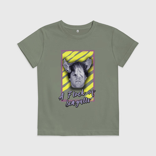 Детская футболка A flock of seagulls band / Авокадо – фото 1