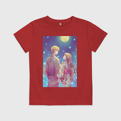 Детская футболка Нана Осаки / Красный – фото 1