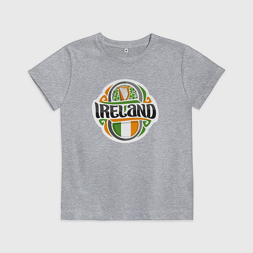 Детская футболка Ireland / Меланж – фото 1