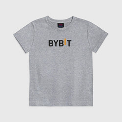 Футболка хлопковая детская Bybit, цвет: меланж